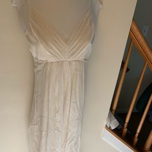 Saja full length silk chiffon wedding gown